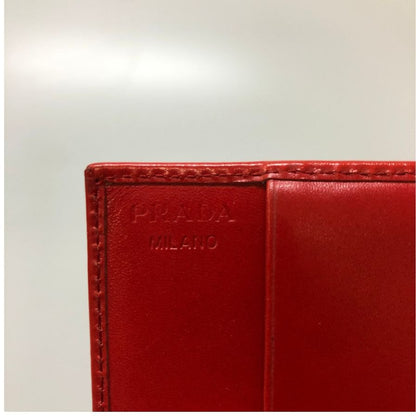 プラダ 名刺入れ カードケース レッド PRADA【AFI14】