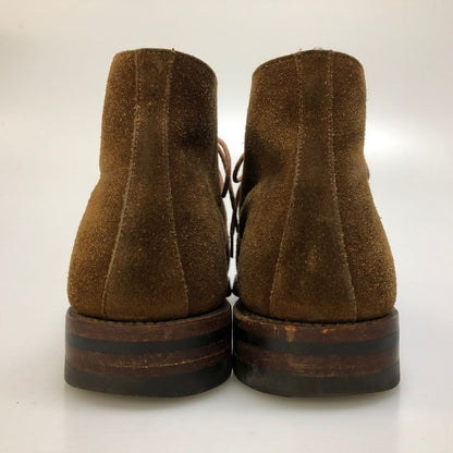 クロケット&ジョーンズ チャッカブーツ チャートシー スエード ライトブラウン メンズ サイズUK7E CROCKETT&JONES CHERTSEY ブーツ 約25.5cm【LA】【中古】