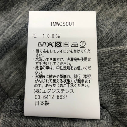 極美品◆キャッシュ＆バルバ カシミヤジャージー キャッシュ Tシャツ カシミヤ100％  グレー レディース サイズ2 cash&barba 【AFB12】
