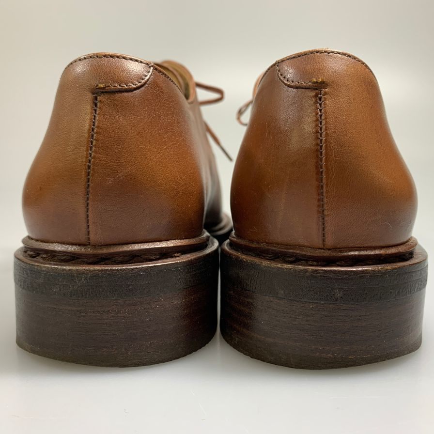パラブーツ レザーシューズ Uチップ ルソー マロン メンズ ブラウン サイズUK6.5 PARABOOT ROUSSEAU ビジネスシューズ 約25.5cm【LA】【中古】