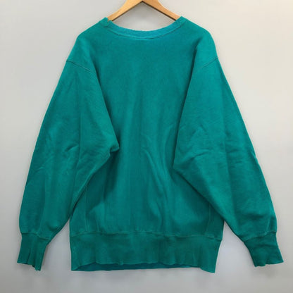 中古◆チャンピオン リバースウィーブ 90S スウェット カレッジ ウィスコンシン大学 グリーン系 メンズ サイズXL Champion Reverse Weave 【AFB9】