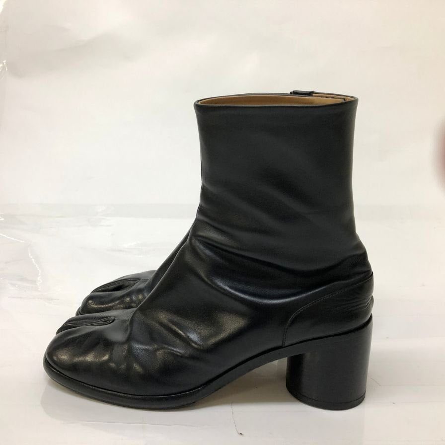 メゾン マルジェラ タビ ブーツ 足袋 6cmヒール ブラック メンズ サイズ42 Maison Margiela TABI 約27.0cm【YB5】