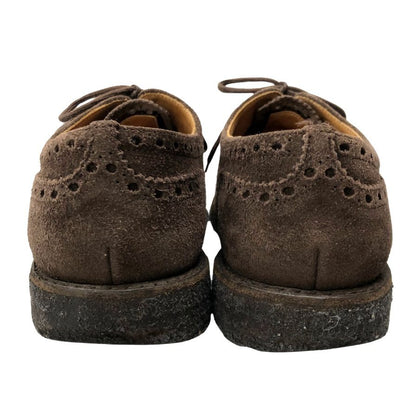 チャーチ レザーシューズ ウイングチップ フェアフィールド スエード メンズ UK6.5F ブラウン Church's FAIRFIELD 約25.0cm【AFC9】