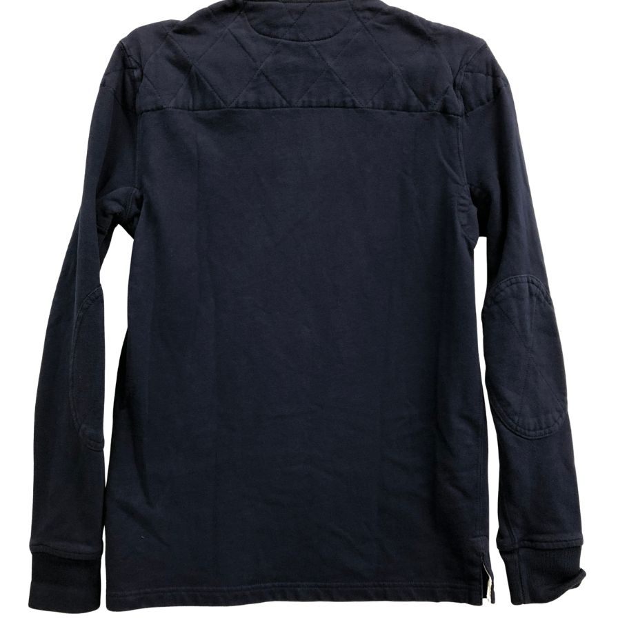 美品◆ポロラルフローレン ラガーシャツ コットン アクリル ネイビー メンズ サイズXS Polo Ralph Lauren 【AFB43】