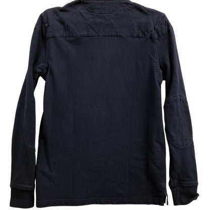 美品◆ポロラルフローレン ラガーシャツ コットン アクリル ネイビー メンズ サイズXS Polo Ralph Lauren 【AFB43】
