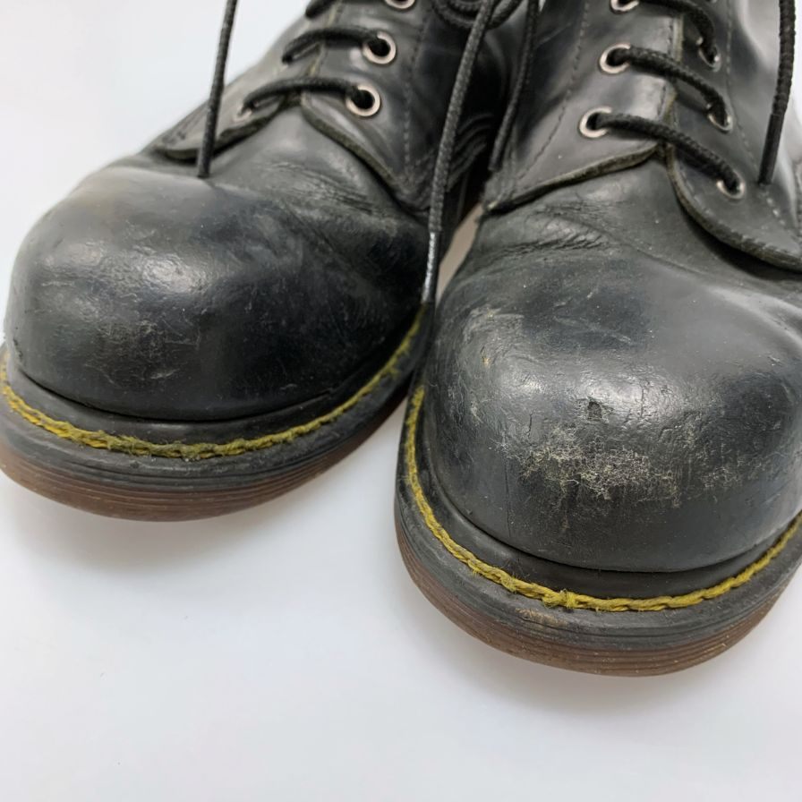 ドクターマーチン 10ホール ブーツ スチールトゥ サイズ9 メンズ Dr.Martens 約28.0cm【AFC41】