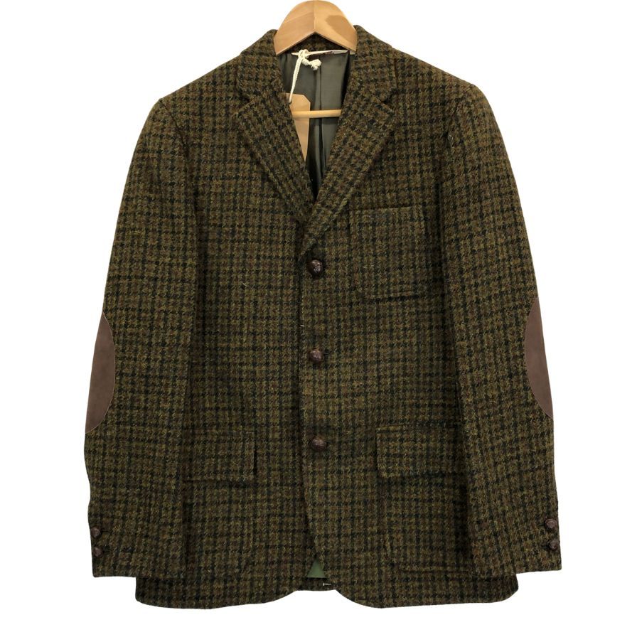極美品◆ザ ラギッドクロージング ウール テイラード ジャケット メンズ サイズ M グリーン系 THE RUGGED CLOTHING 【AFA2】