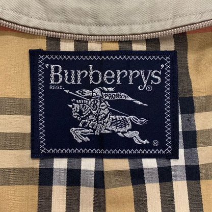 中古◆バーバリー バルカラーコート 旧タグ ヴィンテージ ベージュ メンズ サイズM Burberry 【AFA18】