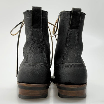 ホワイツブーツ ワークブーツ スモークジャンパー スエード 375 ブラック メンズ サイズ8E White's Boots SMORK JUMPER 約26.0cm【AFD4】