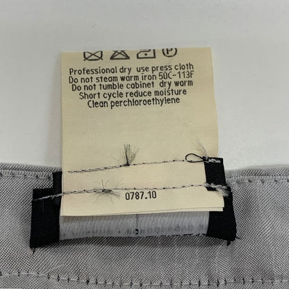 ジョルジオアルマーニ パンツ サイドジップ グレー レディース  サイズ38 GIORGIO ARMANI 【AFB35】