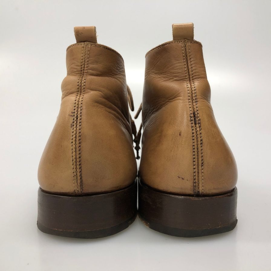 ステファノ ブランキーニ チャッカブーツ カーフ ライトブラウン UK6.5 Stefano Branchini 約25.0cm【AFC4】