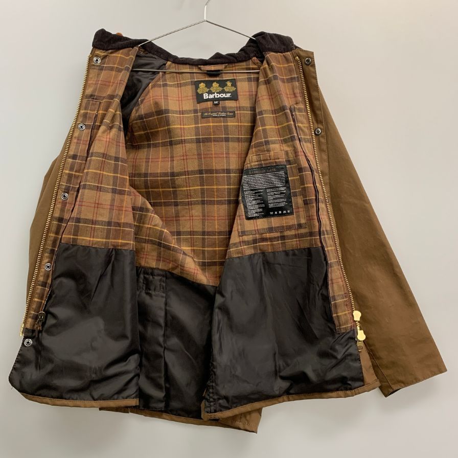 バブアー ビデイル フード  オイルド ジャケット 3ワラント メンズ サイズ38 ベージュ Barbour【LA】