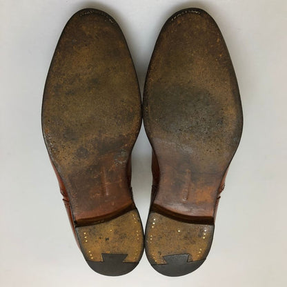 ロイドフットウェア セミブローグ カーフ 14284 ブラウン サイズUK7.5E 202ラスト Lloyd Footwear 約26.0cm【AFC41-2】