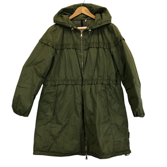 中古◆モンクレール 19SS ダウンコート LUXEMBOURG GIUBBOTTO カーキ レディース サイズ2 MONCLER 【AFA1】