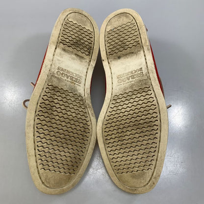 セバゴ レザーシューズ デッキシューズ モカシン メンズ レッド サイズ27cm SEBAGO 約27.0cm【AFC42】