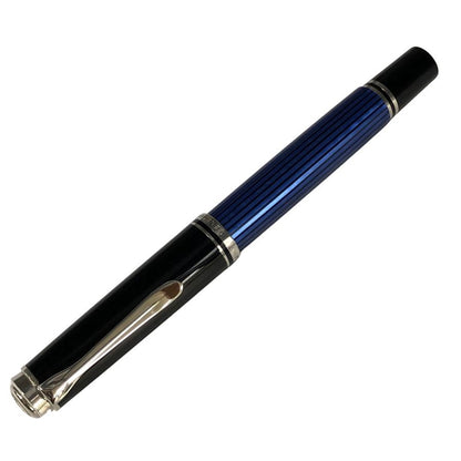 ペリカン 万年筆 スーベレーン 青縞 ブルーストライプ ペン先14C-585 PELIKAN Souveran【AFI18】