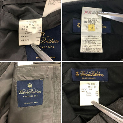 ブルックスブラザーズ スーツ 3Bジャケット グレー メンズ サイズ38SHT Brooks Brothers【AFG1】
