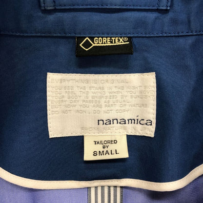 中古◆ナナミカ ショート丈トレンチコート ゴアテックス サイズS ブルー系 nanamica 【AFB8】