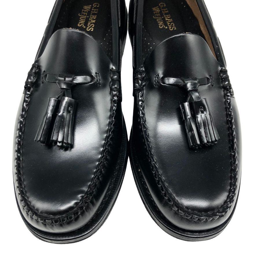 ジーエイチバス ローファー ウィージャンズ ラーキン サイズ6.5 メンズ ブラック G.H.Bass&Co. WEEJUNS LARKIN ローファー 約25.0cm【LA】【中古】