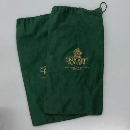 クロケット&ジョーンズ シップス別注 ストレートチップ ハラム 348ラスト サイズ7E ブラック CROCKETT&JONES HALLAM SHIPS ビジネスシューズ 約25.5cm【LA】【中古】