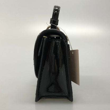 ケイトスペード ハンドバッグ スモール スパンコール レザー 装飾 ブラック Kate spade【AFE1】