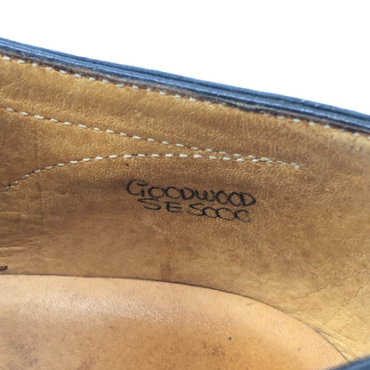 ジョンロブ レザーシューズ 2ホール ダービー プレーントゥ グッドウッド 外羽根 ブラック メンズ サイズ 5E JOHN LOBB GOODWOOD 約24.0cm【AFC29】