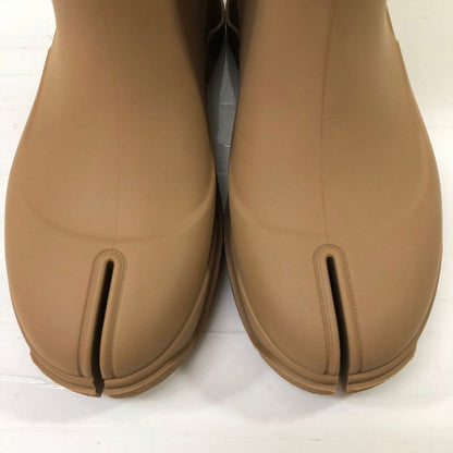 メゾンマルジェラ 足袋レインブーツ ベージュ レディース サイズ36 S58WW0159 MAISON MARGIELA TABI RAIN BOOT 約23.0cm【AFE13】