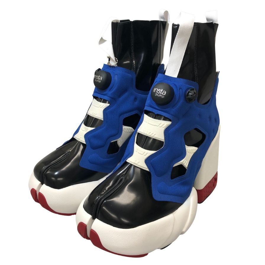 メゾンマルジェラ リーボック スニーカー Tabi Instapump Fury Hi S34WU0023 ブルー系 レディース サイズ37 Maison Margiela Reebok 約23.5cm【AFD2】