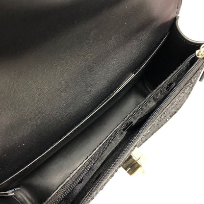 ケイトスペード ハンドバッグ スモール スパンコール レザー 装飾 ブラック Kate spade【AFE1】