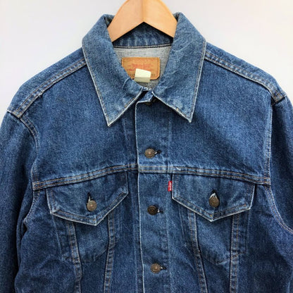 美品◆リーバイス デニムジャケット 70s USA製 VINTAGE スモールe ボタン裏 刻印1 Gジャン ブルー メンズ サイズ40 Levi`s 【AFB39】
