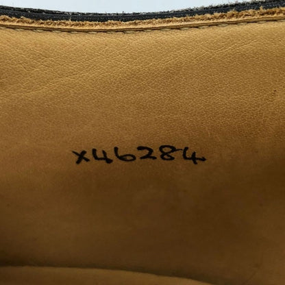 ピール＆コー レザーシューズ ブルックスブラザーズ別注 Uチップ カーフ ブラック サイズ7D PEAL＆Co 約25.5cm【AFC40】