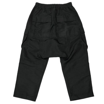 リックオウエンス クロップ ド カーゴパンツ 21SS RU21S6385-TS サイズ46 ブラック メンズ Rick Owens 【AFB50】
