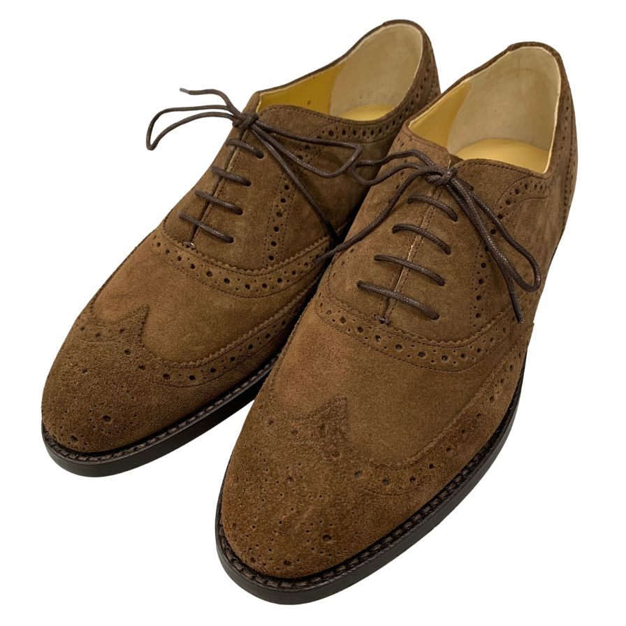 ロイドフットウェア レザーシューズ 2826ER04 ウイングチップ スエード メンズ サイズ7.5 ブラウン系 Lloyd Footwear 約26.0cm【AFD12】