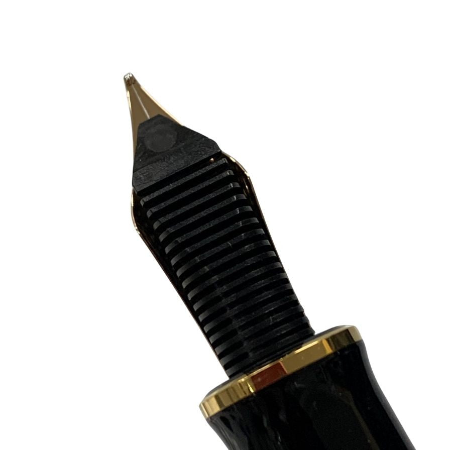 ペリカン 万年筆 スーベレーン 緑縞 ストライプ ペン先18C-750 F字 PELIKAN Souveran【AFI18-2】