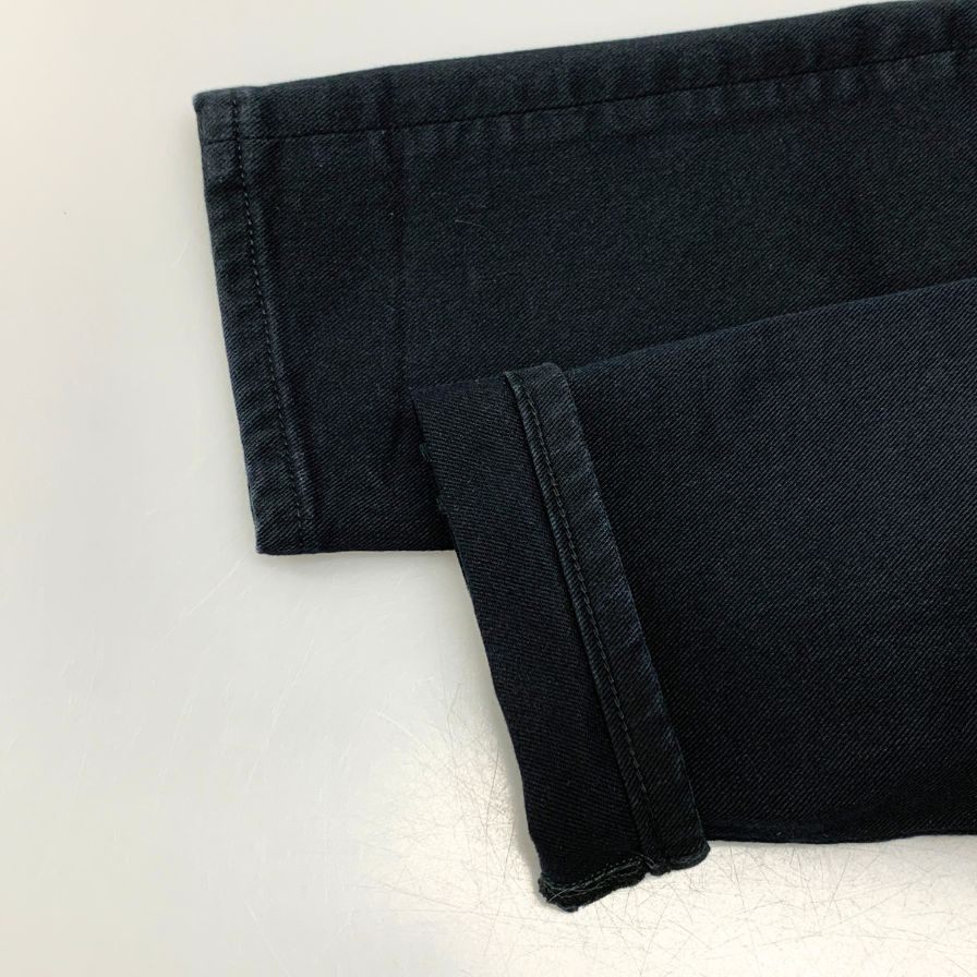 Dior homme メンズデニム　サイズ27 ディオール オム 22SS デニムパンツ ボタンフライ ブラック