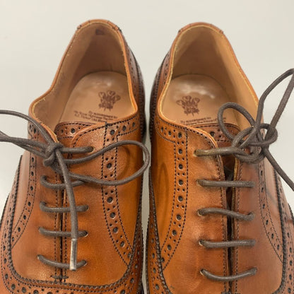 トリッカーズ ノーフォーク ウイングチップ ブラウン サイズUK6.5 Tricker's ビジネスシューズ 約25.5cm【LA】【中古】