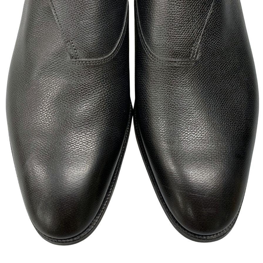 ジョンロブ レザーシューズ コースト シングルモンク カーフ ブラック UK10.5E  メンズ 革靴 JOHN LOBB COAST CALF ビジネスシューズ 約29.0cm【LA】【中古】
