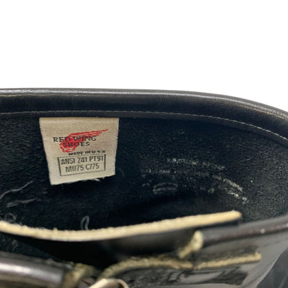 レッドウィング エンジニアブーツ PT91 2268 ブラック 9D 27㎝ 刺繍タグ アメリカ製 RED WING 約27.0cm【AFC6】