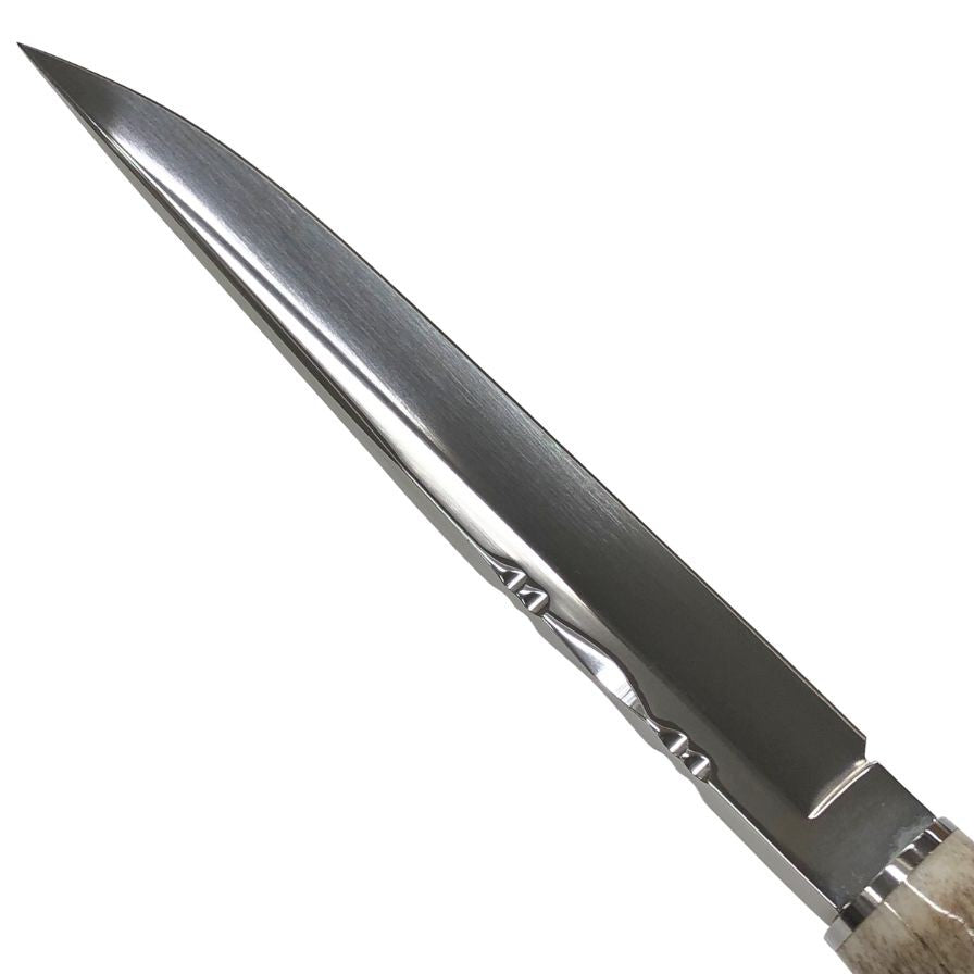 ムエラ 440c クラウンスタッグ シースナイフ スペイン製【AFI9】【中古】