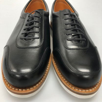 ジャランスリウァヤ レザースニーカー EXTRA LIGHT 990088 カーフ ブラック サイズ8 メンズ Jalan Sriwijaya Intelligence Shoes 約26.5cm【AFD15-2】