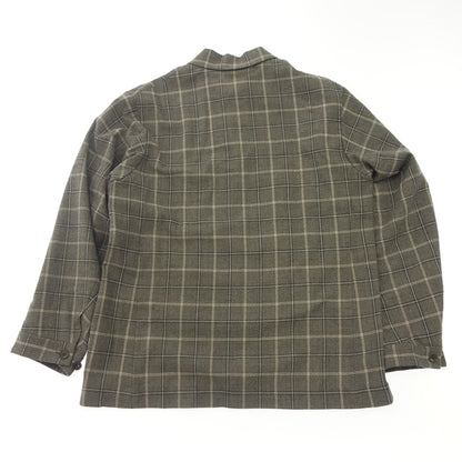 Very good condition◆Flannel jacket BBZ2021207A0001 Check Men's Size 3 Gray phlannel [AFB28] 