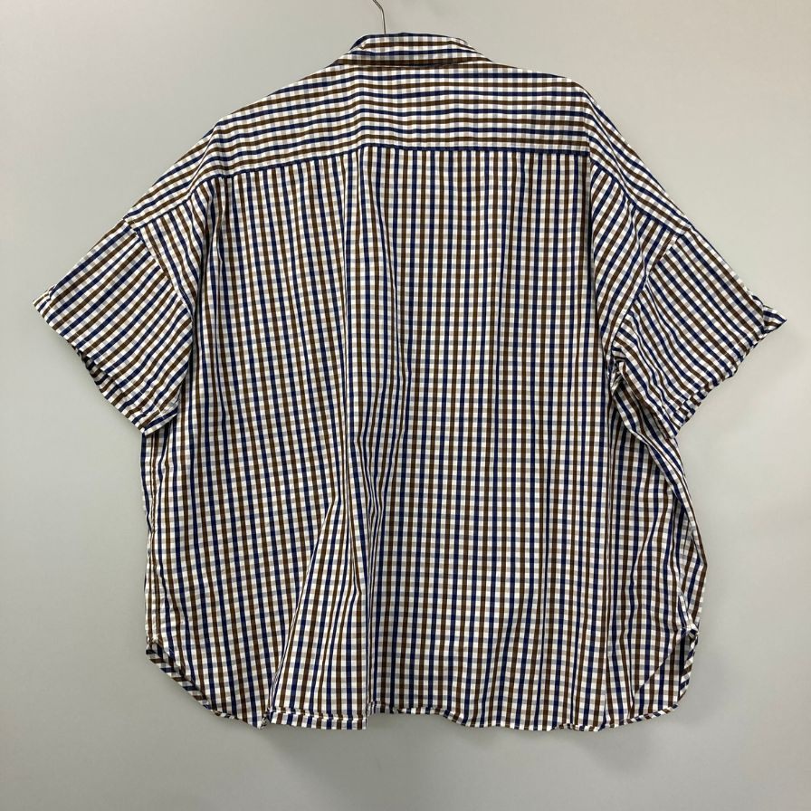 美品◆マスノウデザイン シャツ  コットン メンズ サイズ2 総柄 Masnou design 【AFB45】