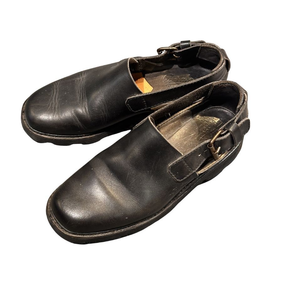 パラブーツ バックストラップサンダル ブラック メンズ サイズ5 Paraboot  約23.5cm【LA】【中古】