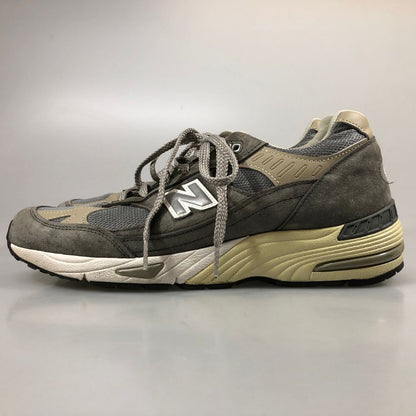 ニューバランス ローカット スニーカー M991UFK 40周年記念モデル 1982-2022 UK製 メンズ サイズUK9 グレー New Balance 約27.5cm【AFC1】