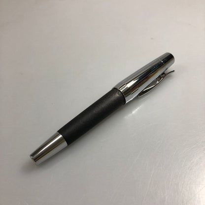 ファーバーカステル 万年筆 エモーション シルバー×ブラック F字 FABER CASTELL【AFB53】