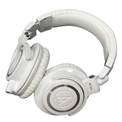 オーディオテクニカ ヘッドホン ATH-M50x ユニセックス ホワイト audio-technica【AFI28】【中古】