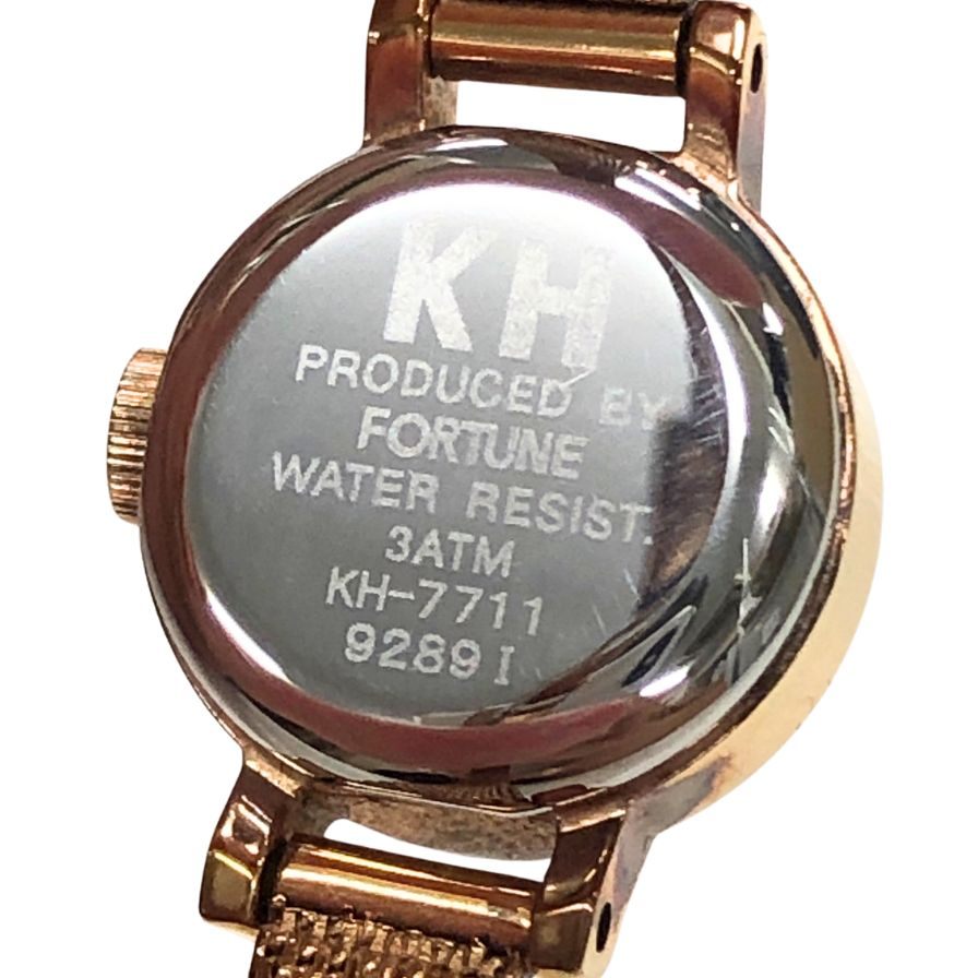 キャサリンハムネット 時計 KH-7711 クォーツ式 ゴールド レディース KATHARINE HAMNETT LONDON