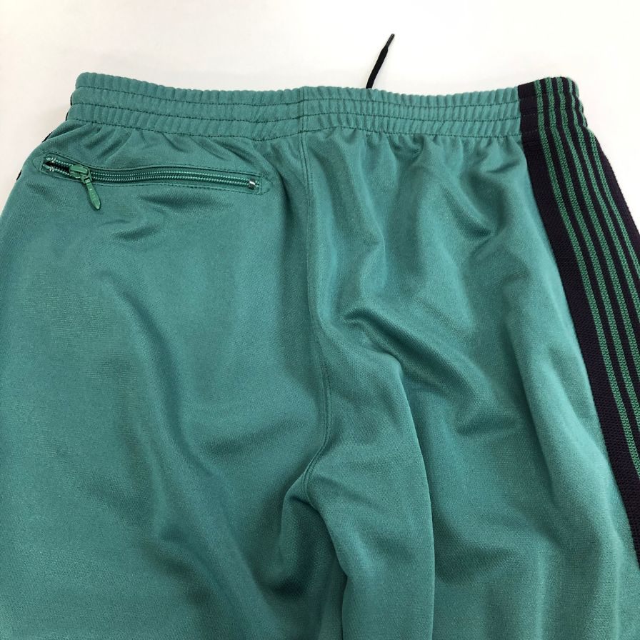 ニードルズ ジップドトラックパンツ MR289 裾ジップ ジャージ サイズS グリーン メンズ Needles Zipped Track Pant 【FFB36】