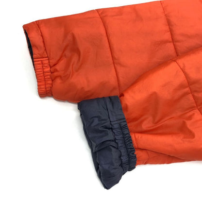 美品◆モンベル サーマラップ パーカ リバーシブル アウター 1101641 サイズXL メンズ オレンジ系 mont-bell 【AFB14】