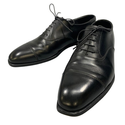 クロケット&ジョーンズ オードリー ストレートチップ メンズ ブラック 8E 337ラスト Crockett & Jones ビジネスシューズ 約26.5cm【LA】【中古】